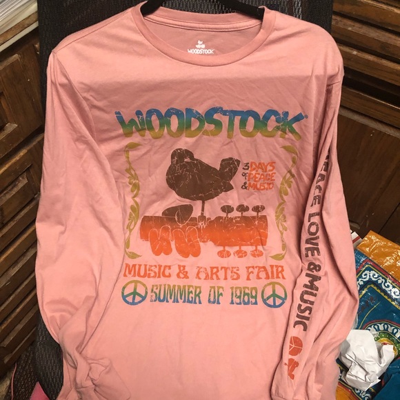 Woodstock Tops - Authentic Woodstock Long Sleeve Tee- 514 $25 or $20 w/offer